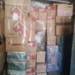 Mudança residencial organizada e embalada no baú do caminhão